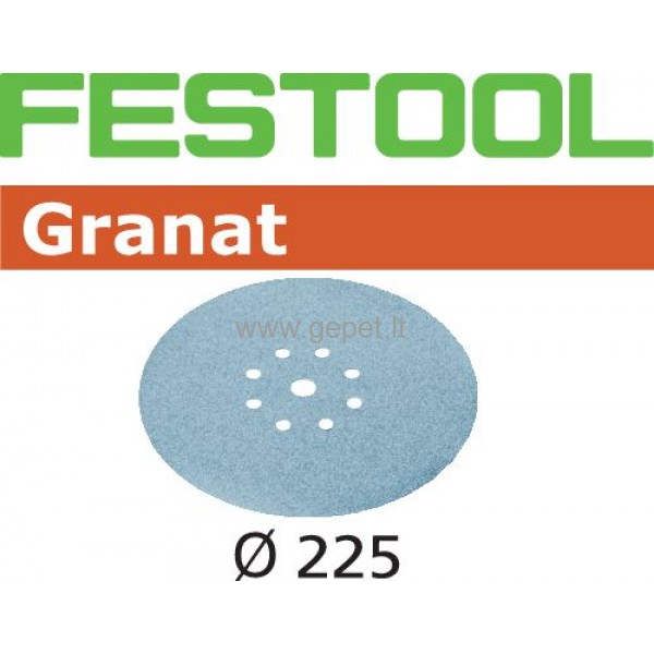 Šlifavimo diskeliai FESTOOL STF D225 Granat
