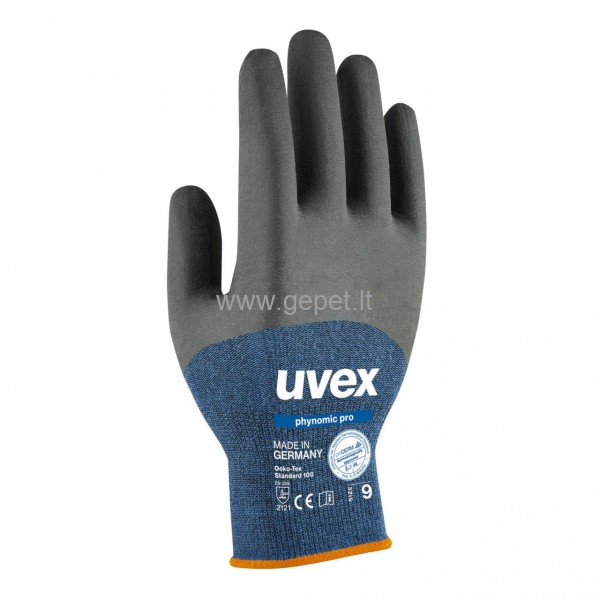 Safety glove UVEX phynomic pro 60062
