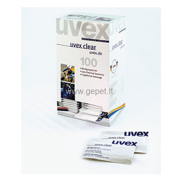 Linzių valymo servetelės UVEX 99630003