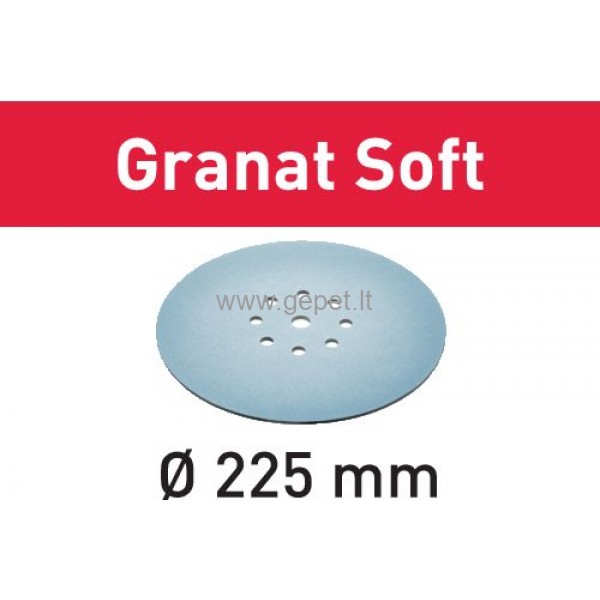 Abrasive sanding discs FESTOOL STF D225/8 Granat Soft 204223 | 204224 | 204225 | 204226