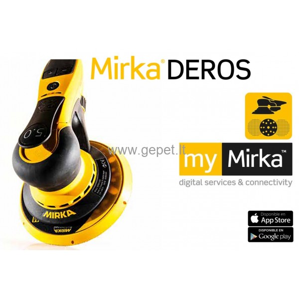 Ekscentrinis šlifuoklis Mirka® DEROS 650CV 150 mm 5.0 MID6502022
