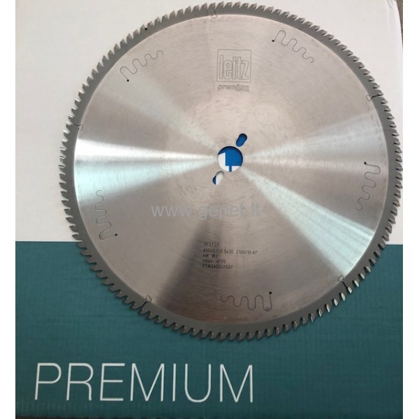 Pjovimo diskas Premium HW:400x3.5x30 Z120 WZ LEITZ 163131