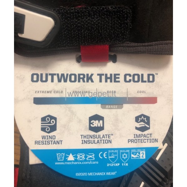 Apsauginės žieminės pirštinės COLDWORK™ M-PACT Mechanix Wear CWKMP-58