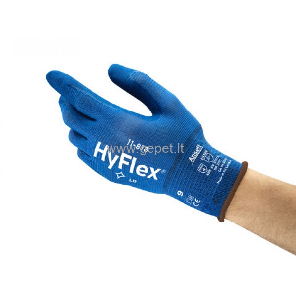 Apsauginės pirštinės HyFlex® ANSELL 11-818