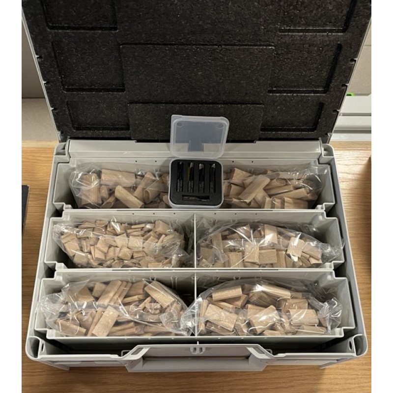 Assortiment De Chevilles Festool DS - Hêtre 4/5/6/8/10 Mm, 1060 Pièces, 576794