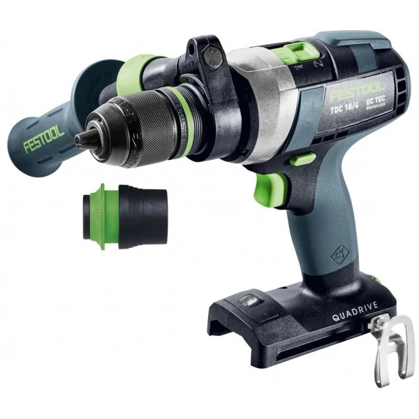 Akumuliatorinis gręžtuvas-suktuvas QUADRIVE TDC 18/4-Basic FESTOOL 575601