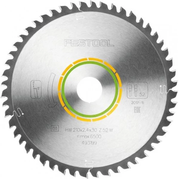 Pjovimo diskas FESTOOL 210x2,4x30 W52 493199