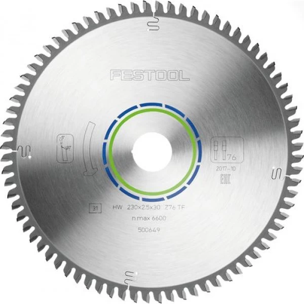 Pjovimo diskas FESTOOL 230x2,5x30 TF76 500649