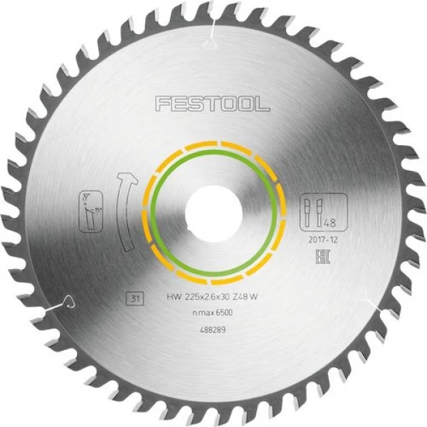 Pjovimo diskas FESTOOL 225x2,6x30 W48 488289