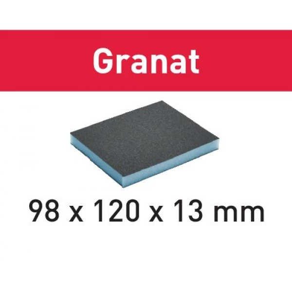 Šlifavimo kempinės 98x120x13 GR/6 Granat FESTOOL 201112 | 201113 | 201114 | 201507