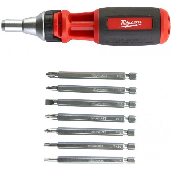Atsuktuvas su antgaliais 152 mm 9in1 MILWAUKEE 4932471598