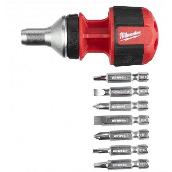 Atsuktuvas su antgaliais Multi-bit 8in1 MILWAUKEE 4932471868