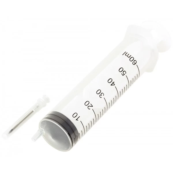 Didelis švirkštas su adata 60ml 13254