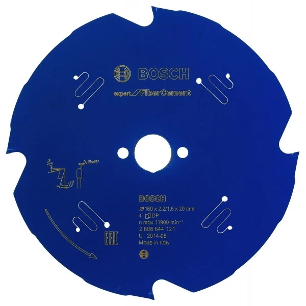 Pjovimo diskas BOSCH 160x20x2,2 Z4 2608644121