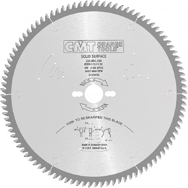 Pjovimo diskas CMT 300x30x3,2 Z84 223.084.12M