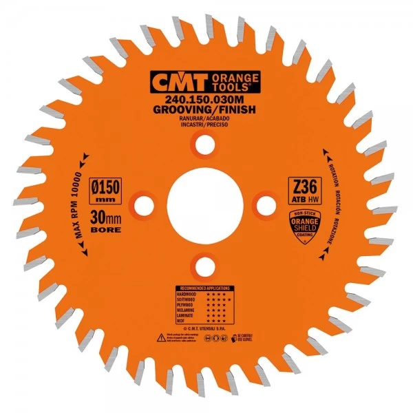 Pjovimo diskas CMT 150x30x3 Z36 240.150.030M