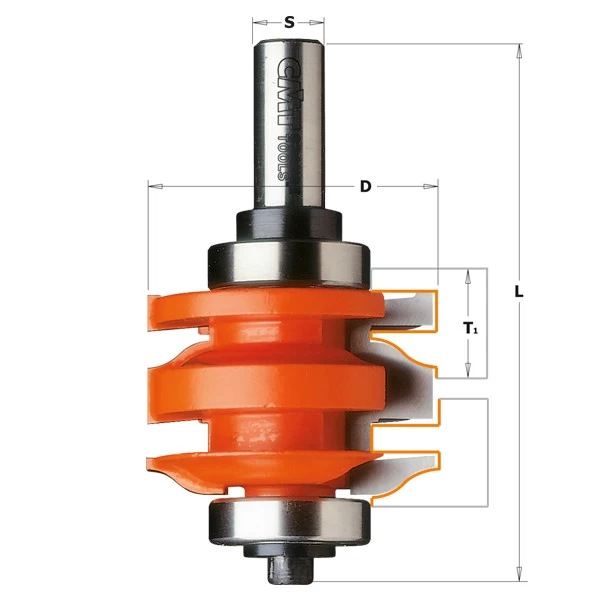 Profilinė freza s12 CMT 991.521.11