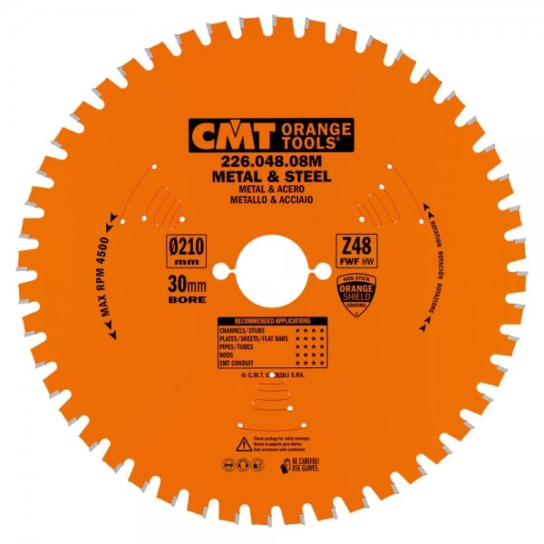 Pjovimo diskas CMT 210x30x2,2 Z48 226.048.08M