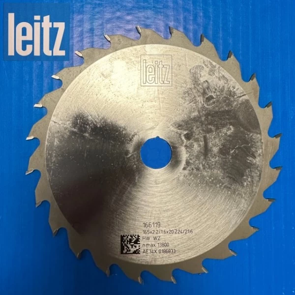 Pjovimo diskas HW:165x2,2x20 Z24 WZ LEITZ 166119